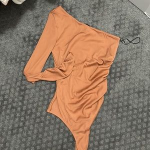 One shoulder bodysuit